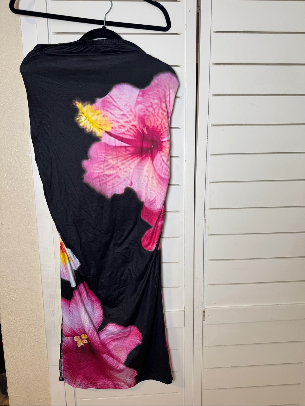 Black and Pink Floral dress